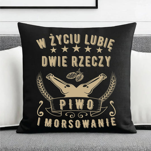 Poduszka dekoracyjna - prezent dla morsa - Piwo i morsowanie - Mors HM09 - StoryCups.pl