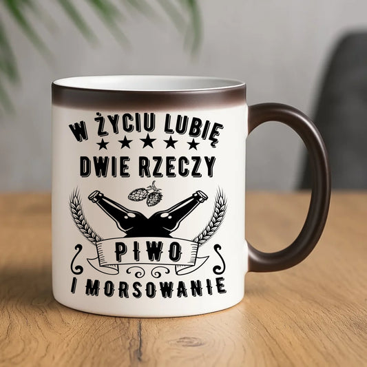 Kubek magiczny - prezent dla morsa - Piwo i morsowanie - Mors HM09 - StoryCups.pl