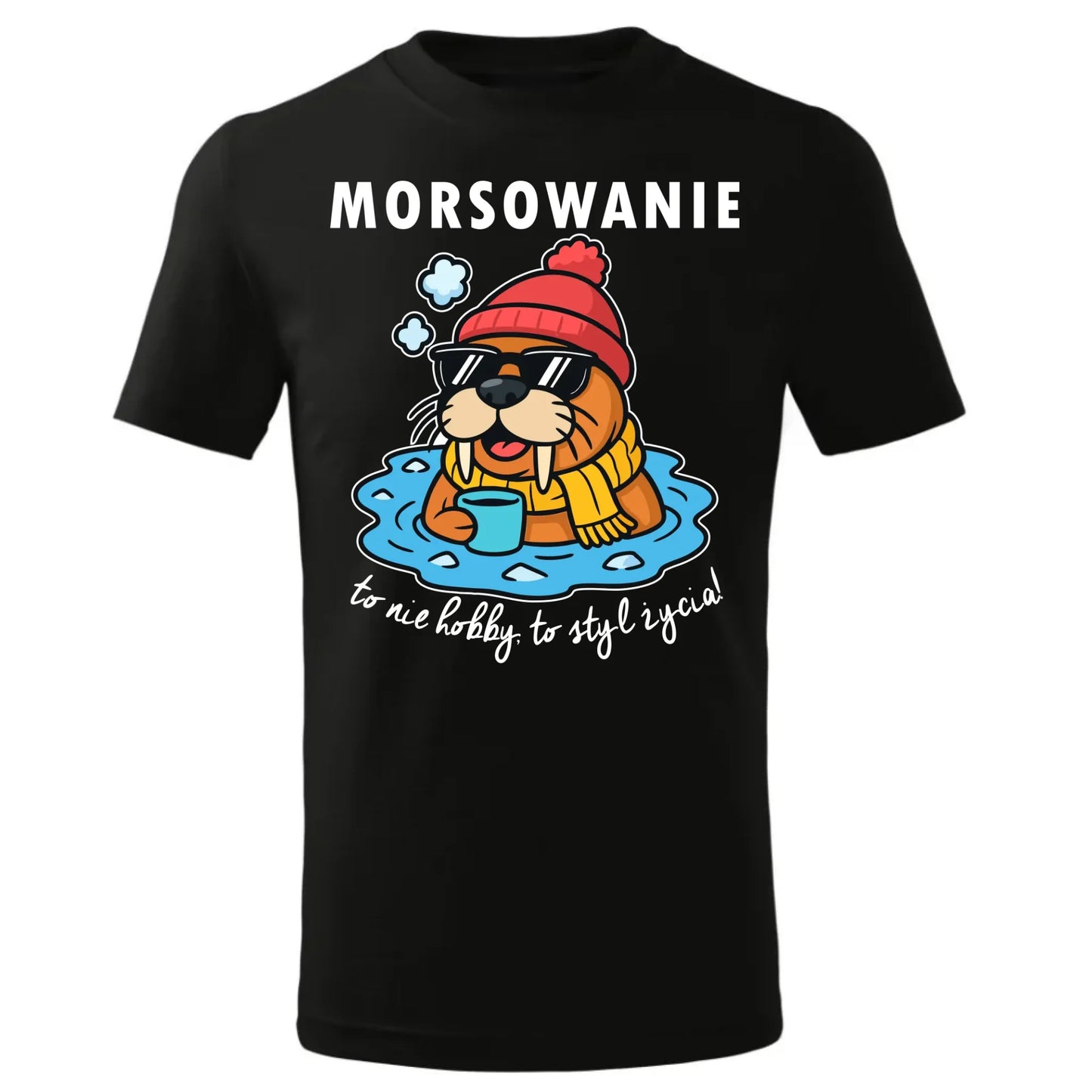 Koszulka dziecięca - prezent dla morsa - Morsowanie to styl życia HM10 - StoryCups.pl
