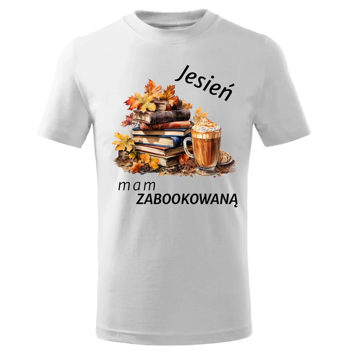 Koszulka dziecięca jesienna - Jesień mam zabookowaną JS28 - StoryCups.pl