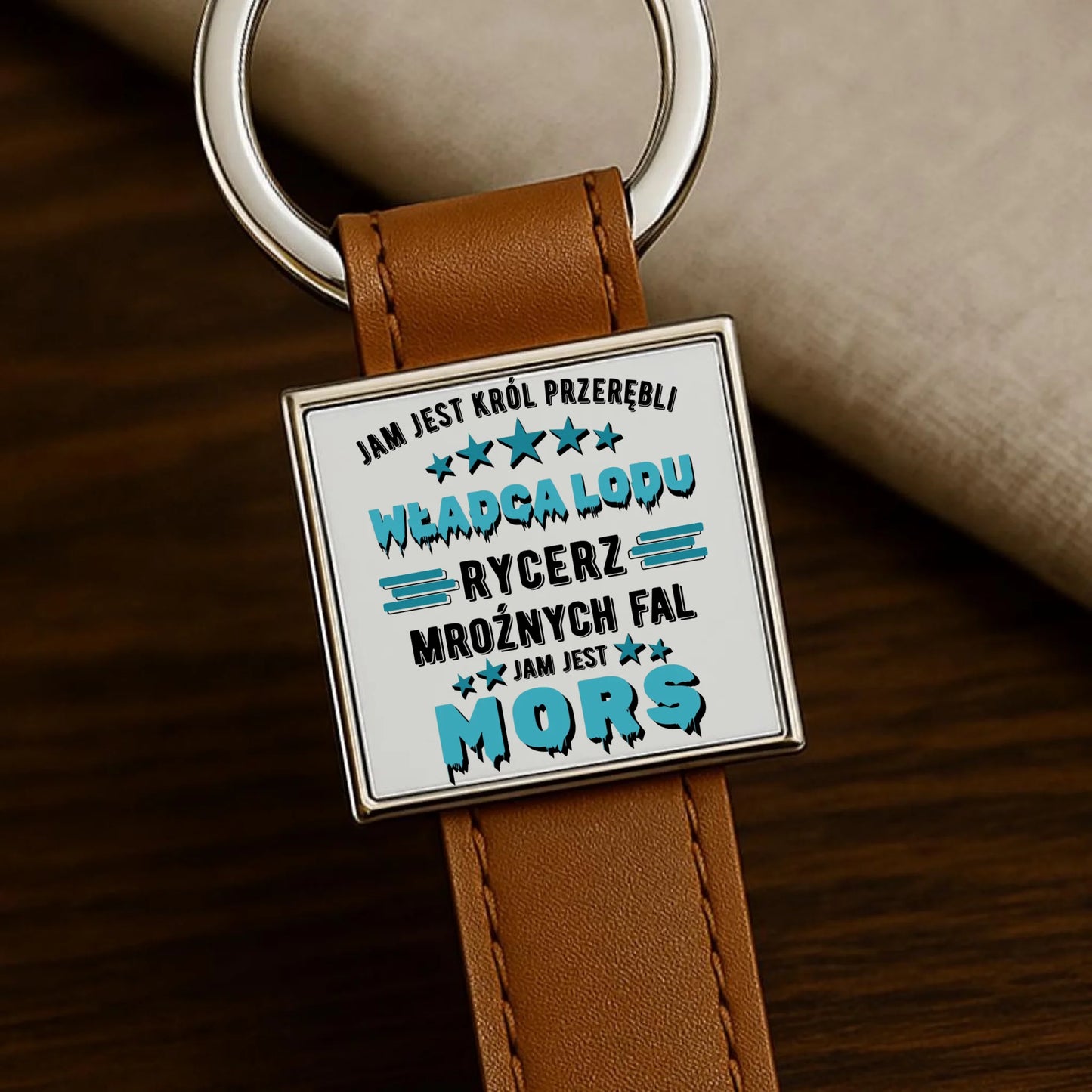 Brelok - prezent dla morsa - Jam jest Król przerębli Jam jest mors HM13 - StoryCups.pl