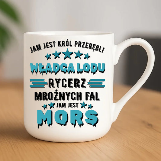 Kubek elegant - prezent dla morsa - Jam jest Król przerębli Jam jest mors HM13 - StoryCups.pl