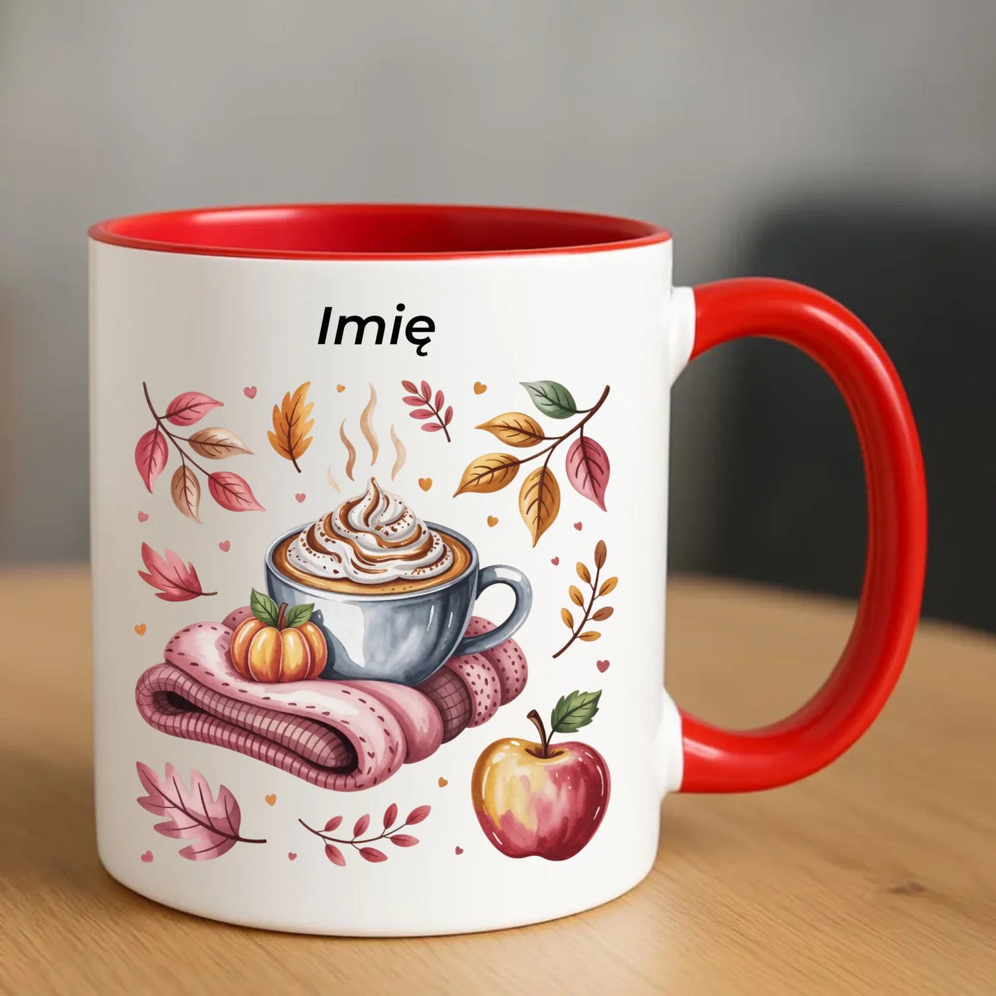 Kubek jesienny - Przytulna jesień - personalizowany JS29 - StoryCups.pl