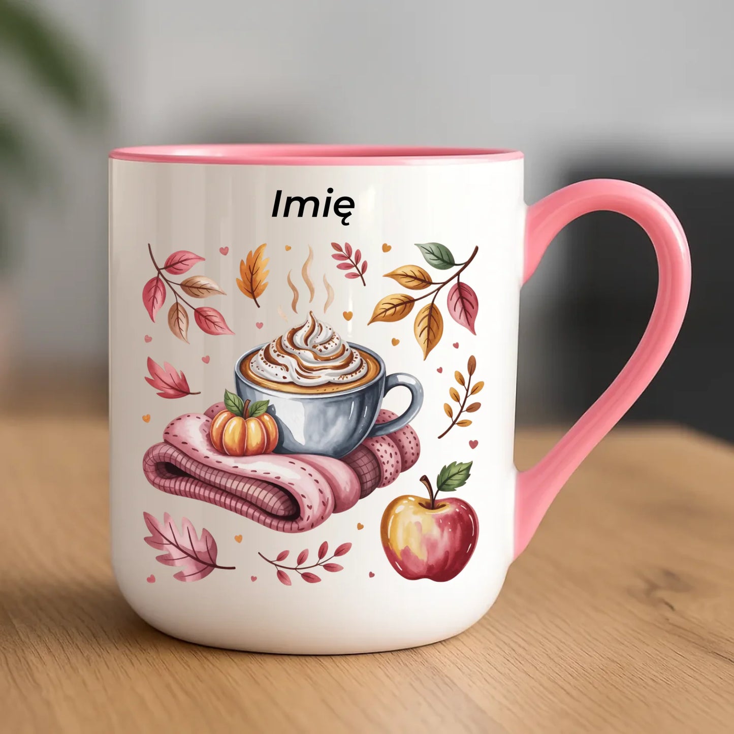 Kubek elegant jesienny - Przytulna jesień - personalizowany JS29 - StoryCups.pl