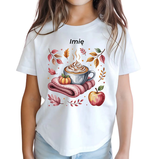 Koszulka dziecięca jesienna - Przytulna jesień - personalizowana JS29 - StoryCups.pl