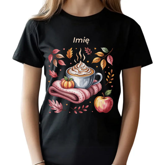 Koszulka dziecięca jesienna - Przytulna jesień - personalizowana JS29 - StoryCups.pl