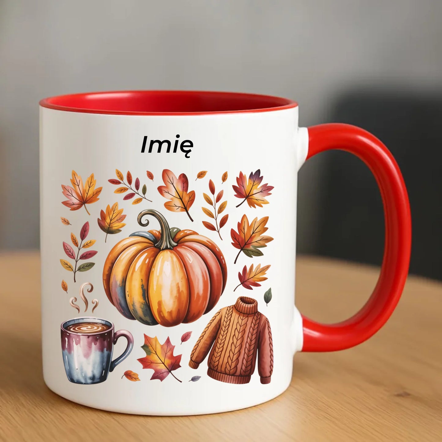 Kubek jesienny - Złota jesień - personalizowany JS30 - StoryCups.pl