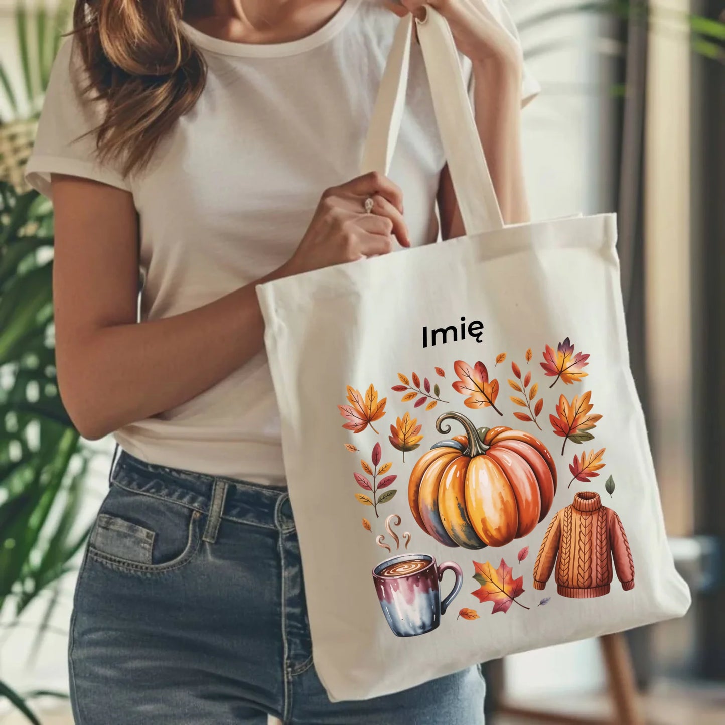 Torba jesienna - Złota jesień - personalizowana JS30 - StoryCups.pl