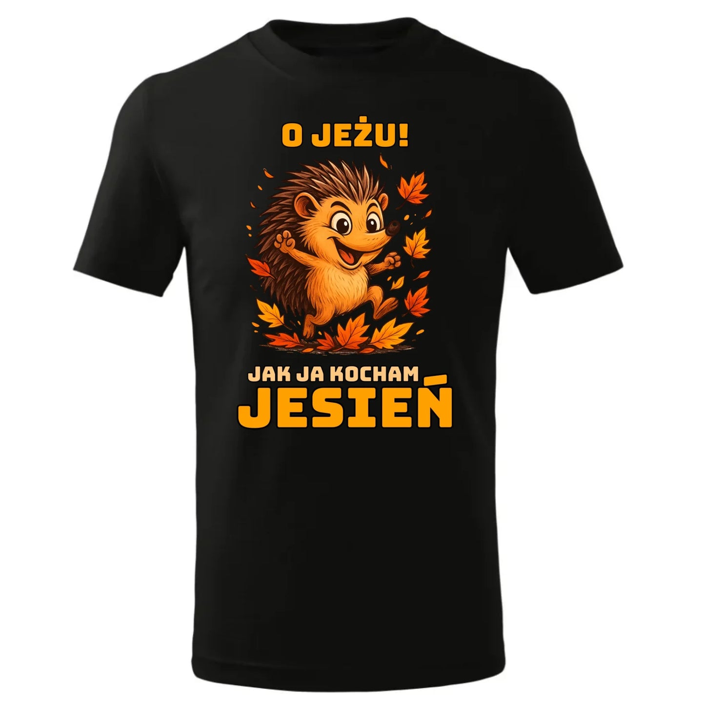 Koszulka dziecięca jesienna - O JEŻU! Jak ja kocham jesień JS31 - StoryCups.pl