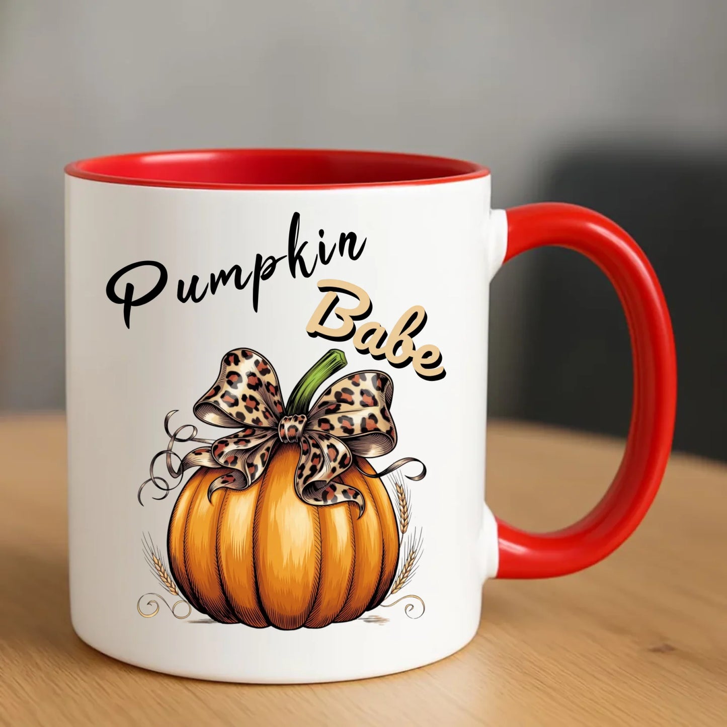 Kubek jesienny - Pumpkin Babe - dla miłośniczki dyni JS33 - StoryCups.pl
