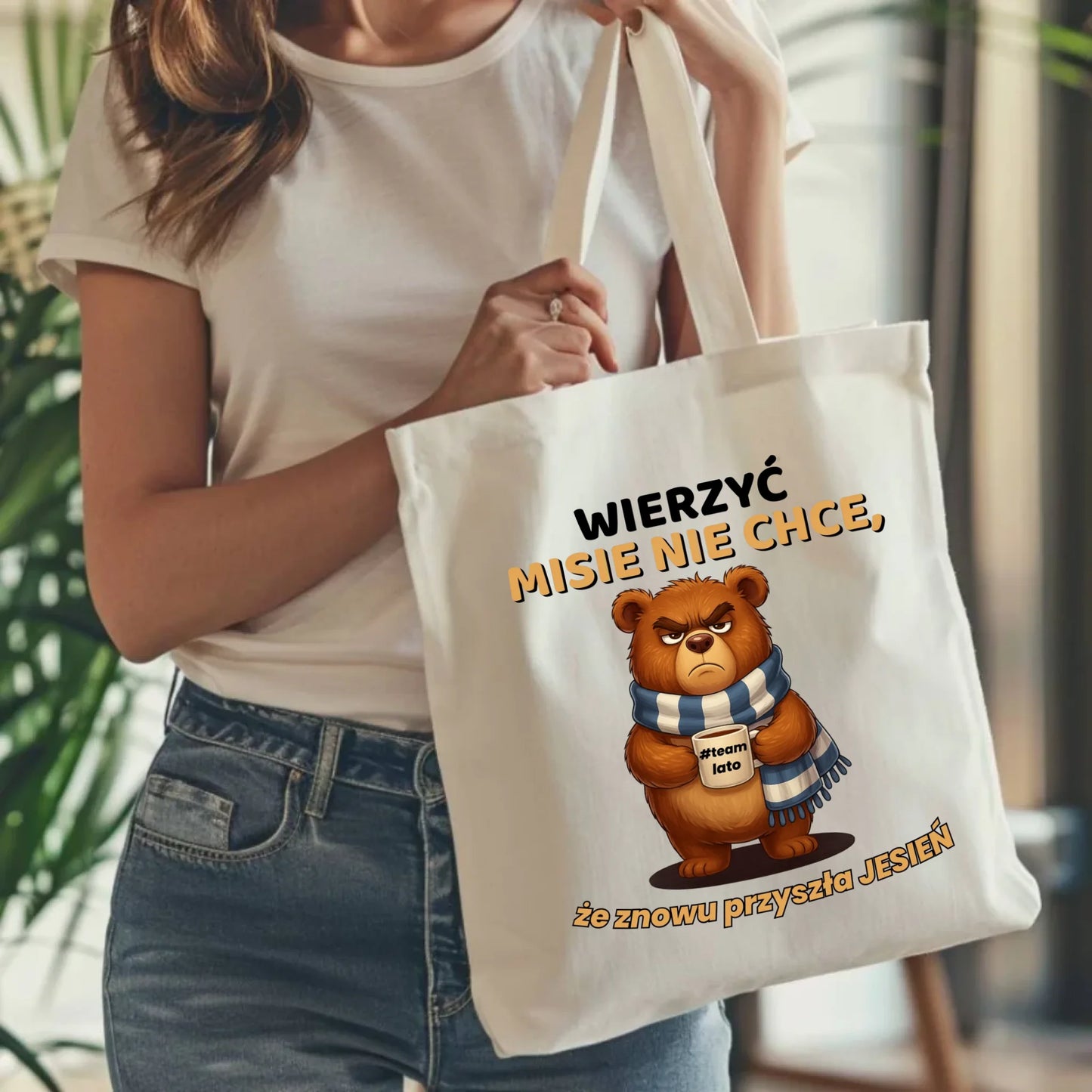 Torba jesienna - Wierzyć MISIE nie chce, że znowu przyszła jesień - Team lato JS35 - StoryCups.pl