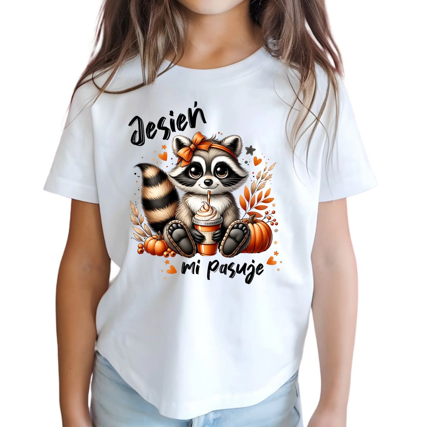 Koszulka dziecięca jesienna - Jesień mi pasuje JS25 - StoryCups.pl