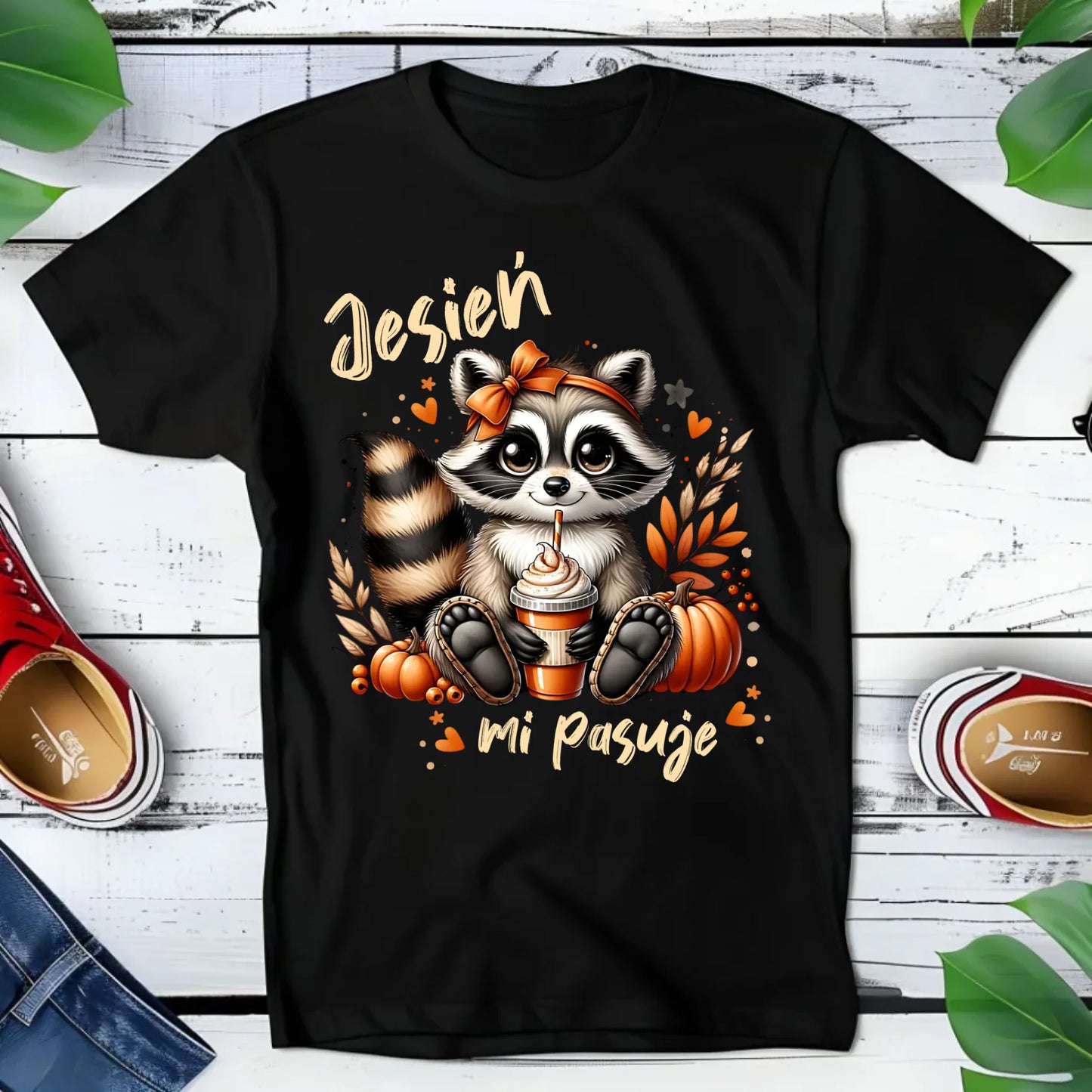 Koszulka dziecięca jesienna - Jesień mi pasuje JS25 - StoryCups.pl