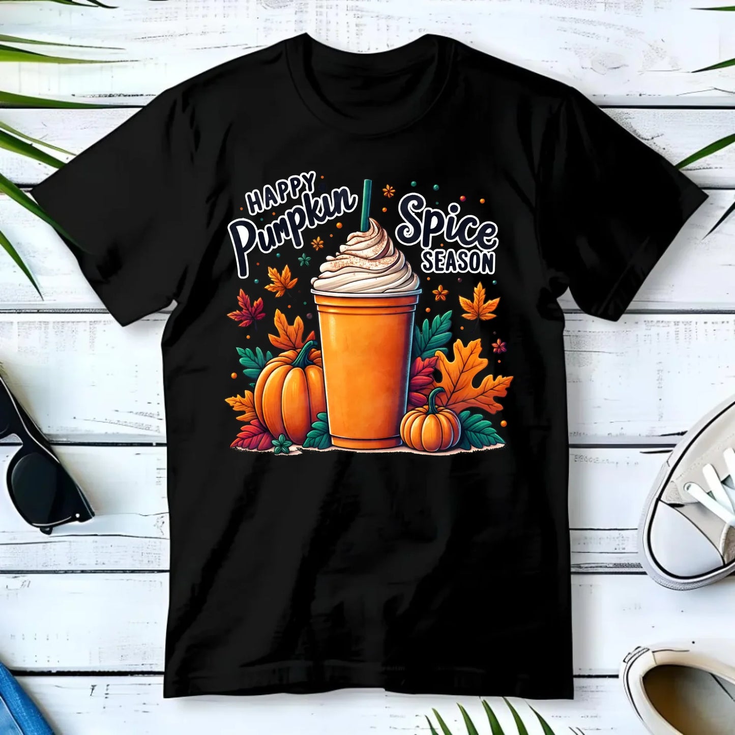 Koszulka męska jesienna - Pumpkin Spice - kawa dyniowa JS02 - StoryCups.pl