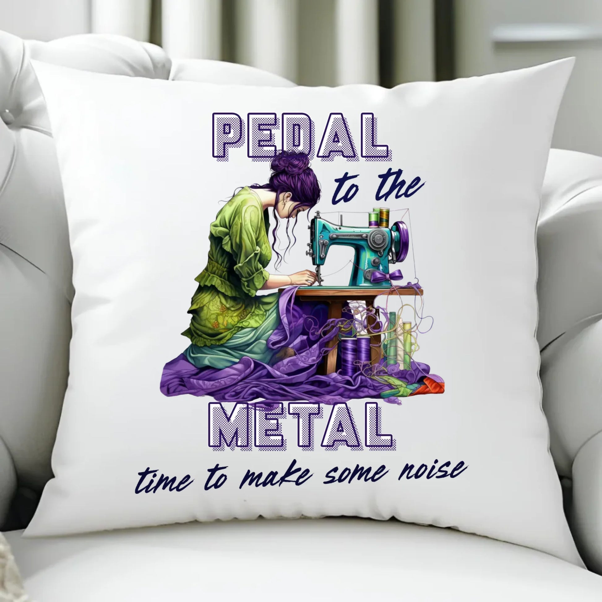 Poduszka szyciowa - prezent dla krawcowej - PEDAL METAL HS01 - StoryCups.pl