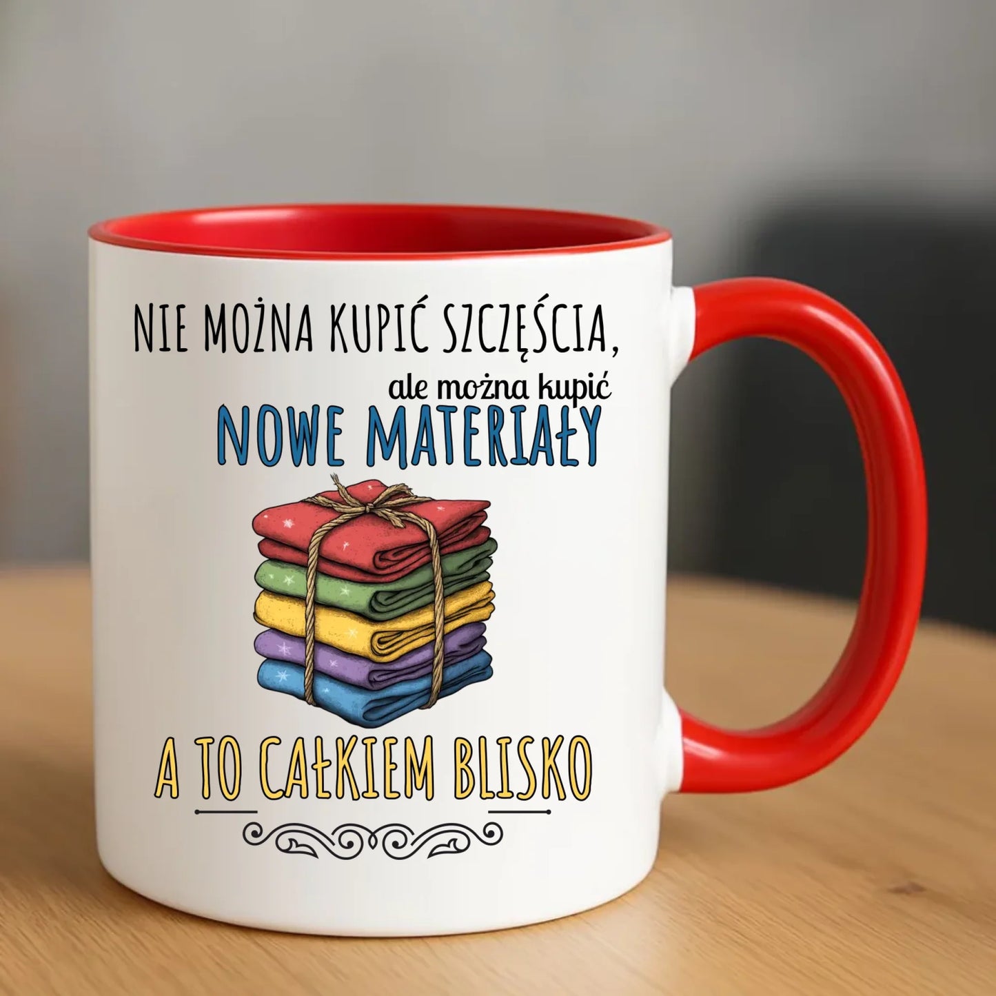 Kubek szyciowy dla krawcowej – Nie można kupić szczęścia HS03 - StoryCups.pl