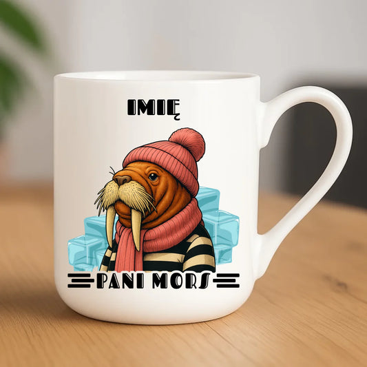 Kubek elegant - prezent dla morsa - Pani Mors - personalizowany HM16 - StoryCups.pl