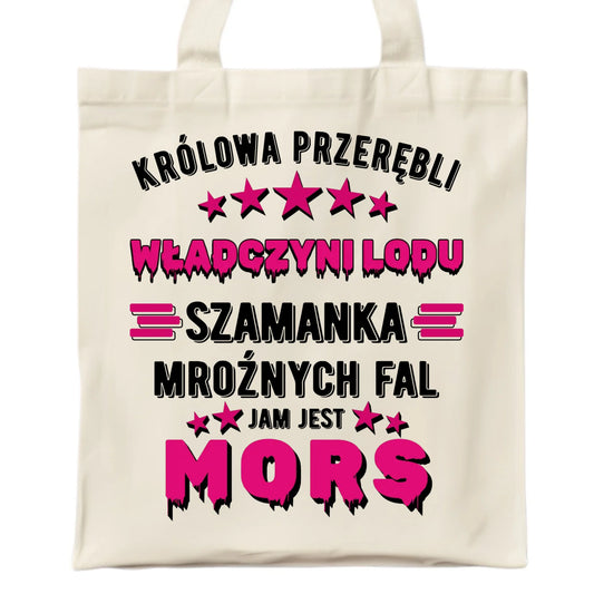 Torba - prezent dla morsa - Królowa przerębli Jam jest mors HM17 - StoryCups.pl