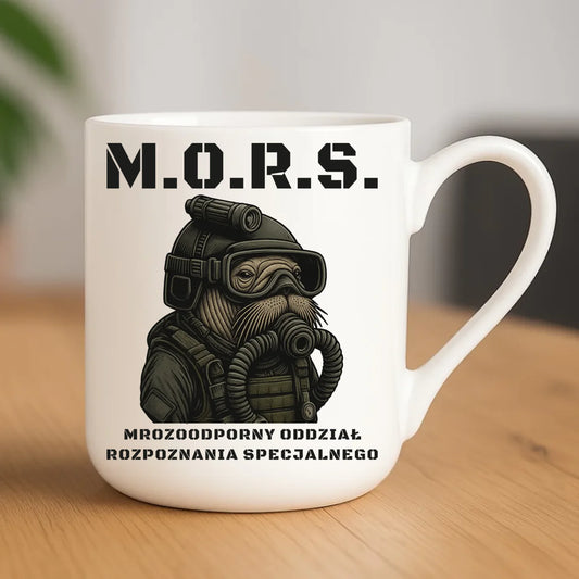 Kubek elegant - prezent dla morsa - M.O.R.S. Mrozoodporny Oddział Rozpoznania Specjalnego HM20 - StoryCups.pl