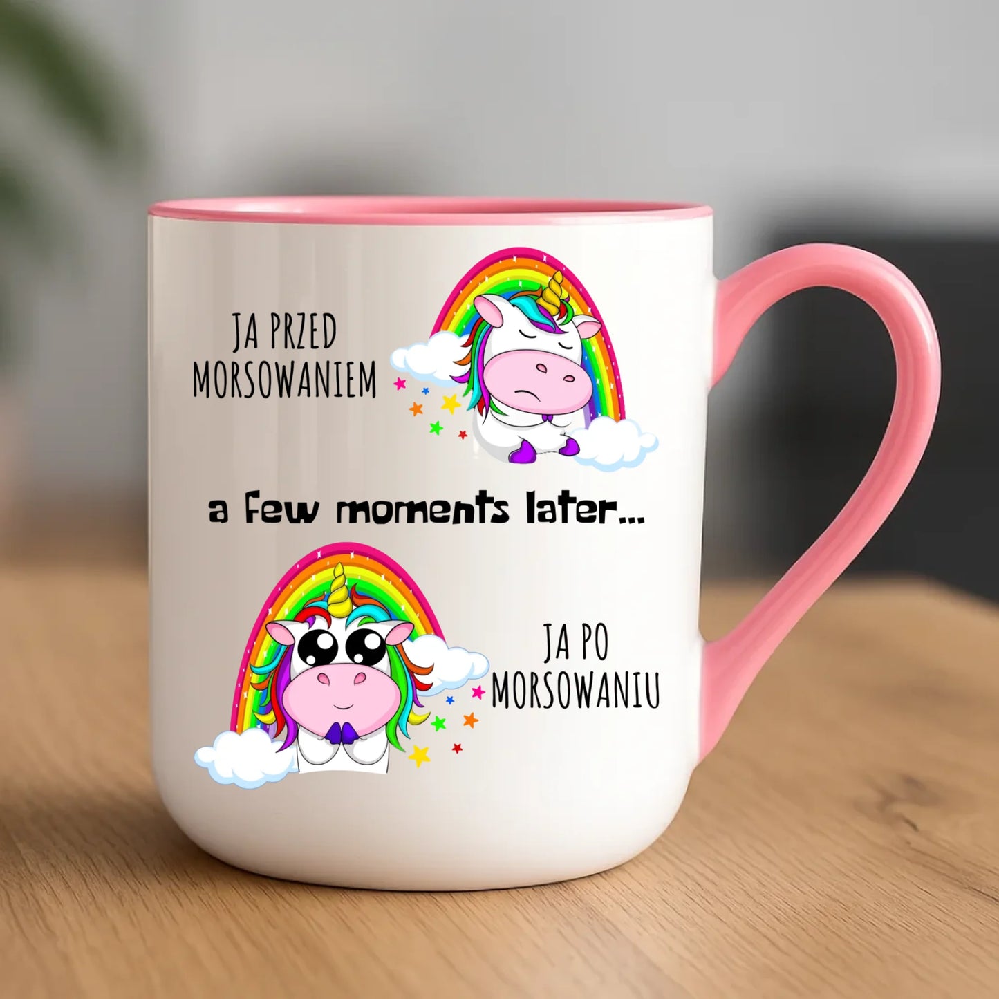 Kubek elegant - prezent dla morsa - Jednorożec - Ja po morsowaniu HM11 - StoryCups.pl