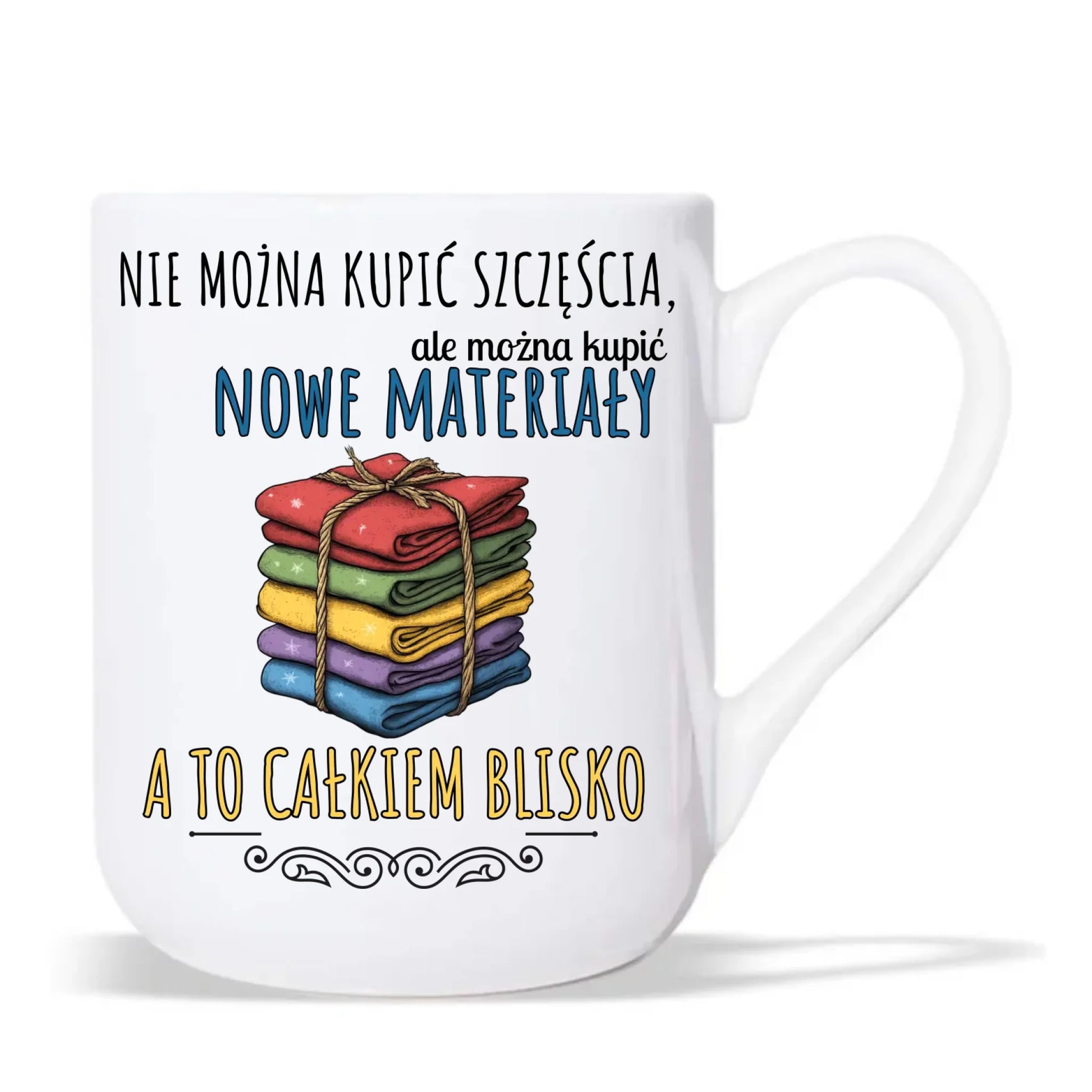 Kubek elegant szyciowy dla krawcowej - Nie można kupić szczęścia HS03 - StoryCups.pl