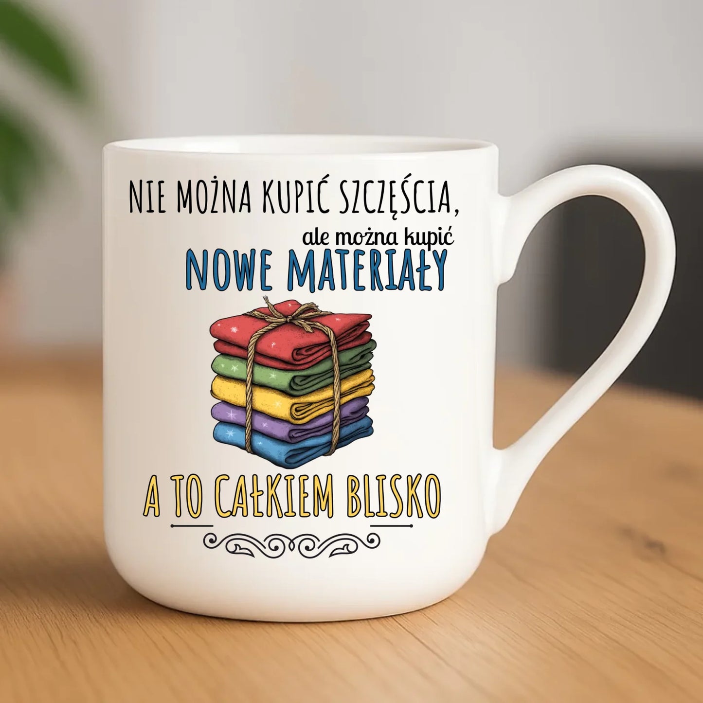 Kubek elegant szyciowy dla krawcowej - Nie można kupić szczęścia HS03 - StoryCups.pl