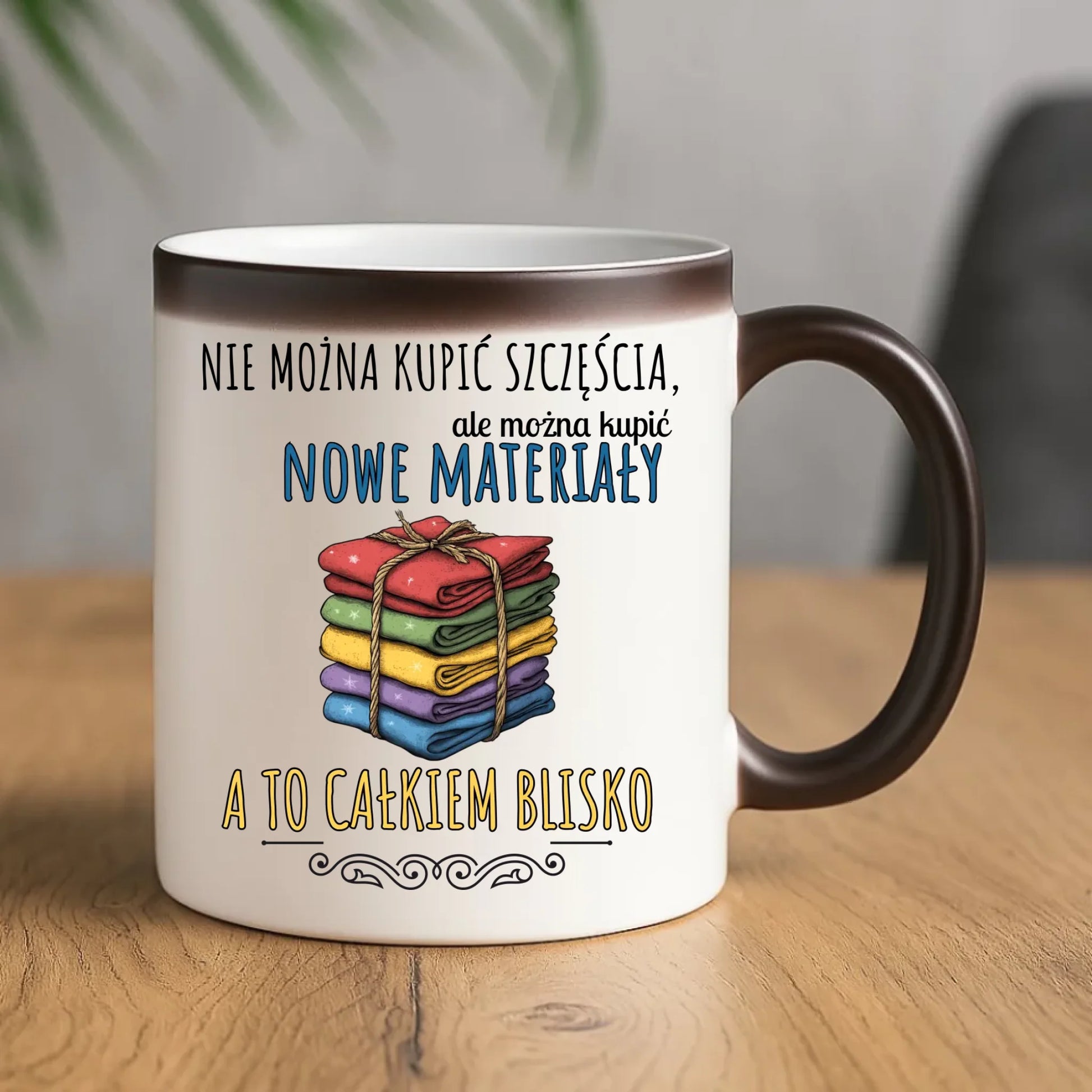 Kubek magiczny szyciowy dla krawcowej - Nie można kupić szczęścia HS03 - StoryCups.pl