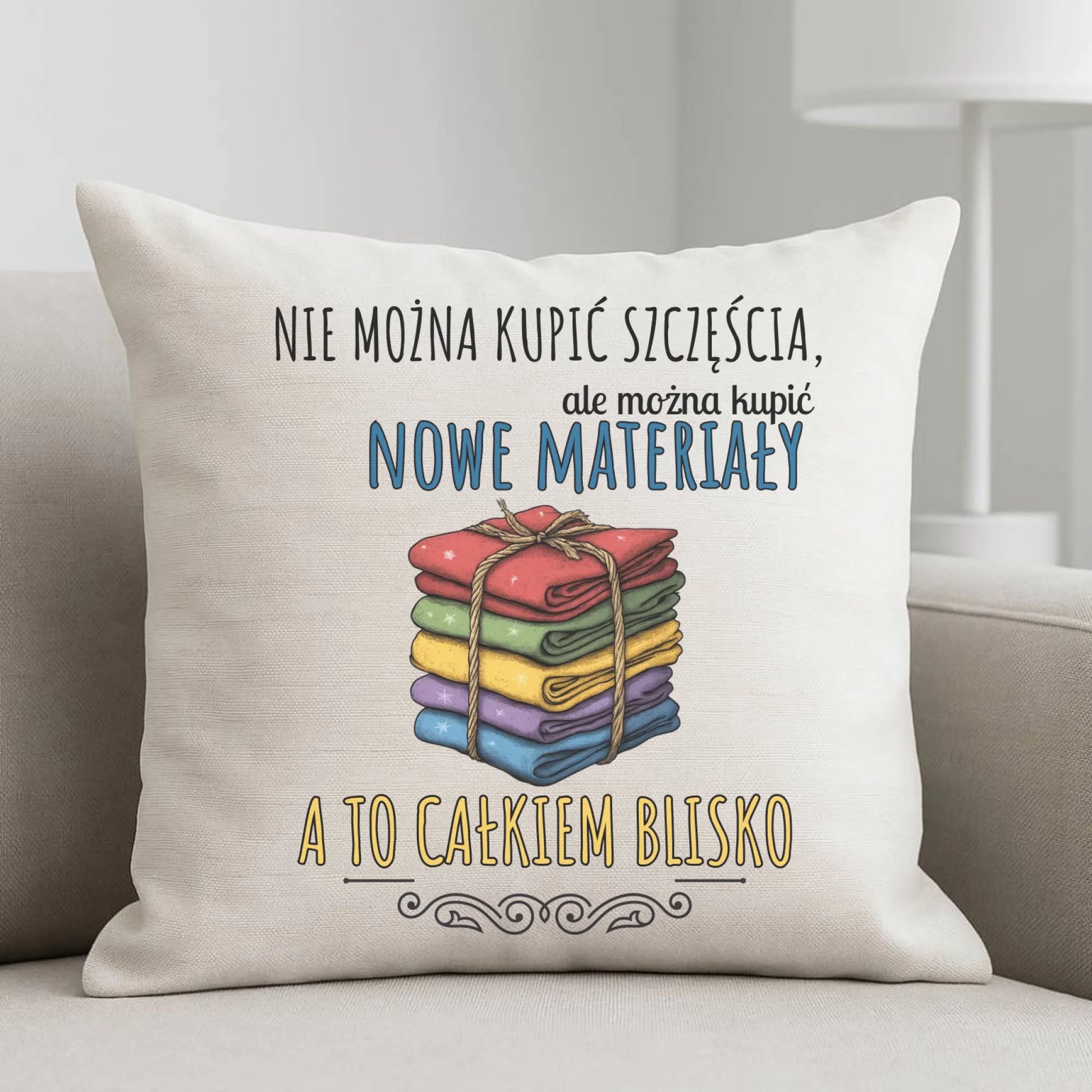 Poduszka szyciowa dla krawcowej - Nie można kupić szczęścia HS03 - StoryCups.pl