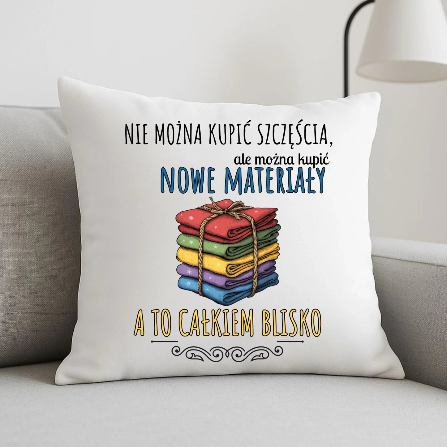 Poduszka szyciowa dla krawcowej - Nie można kupić szczęścia HS03 - StoryCups.pl