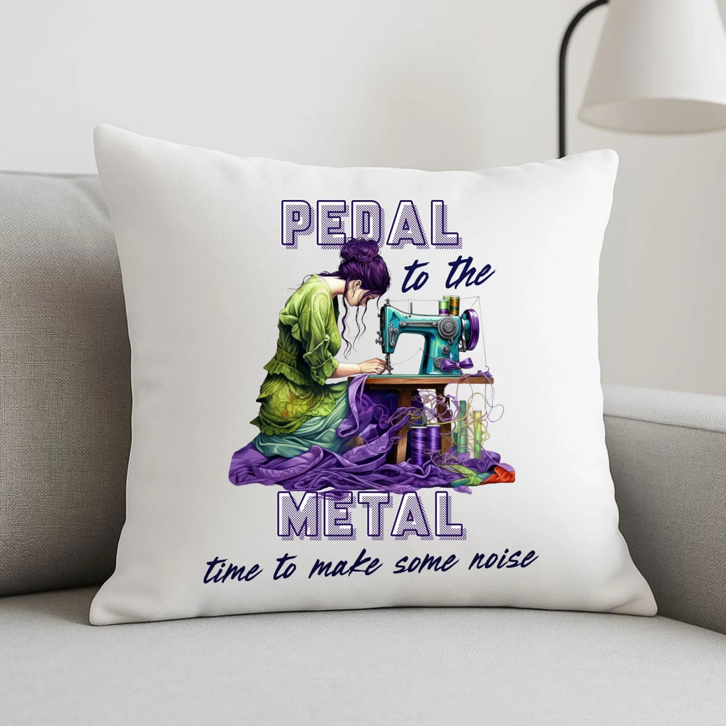 Poduszka szyciowa - prezent dla krawcowej - PEDAL METAL HS01 - StoryCups.pl