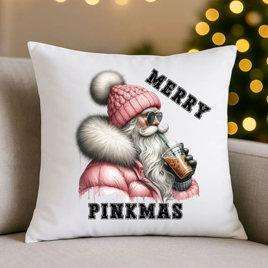 Merry pinkmas | Poduszka świąteczna BN117 - StoryCups.pl