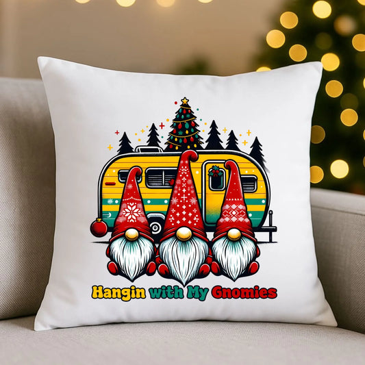Święta z gnomami | Świąteczna poduszka BN41 - StoryCups.pl