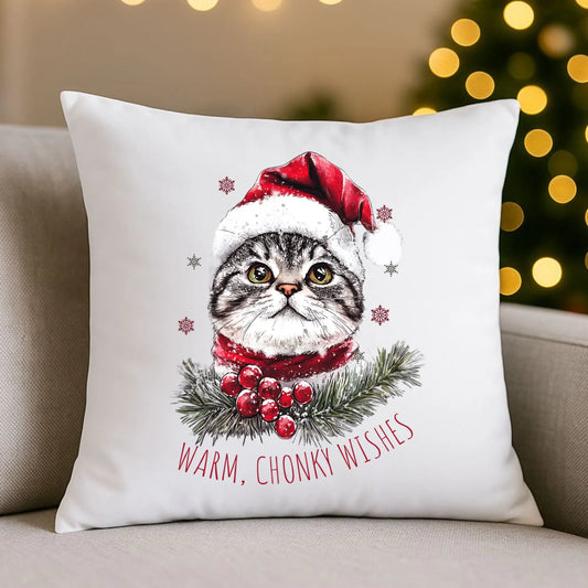 Warm, Chonky Wishes | Świąteczna poduszka BN36 - StoryCups.pl