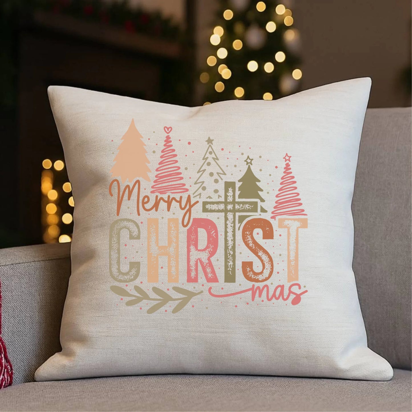 Poduszka świąteczna - Merry Christmas BN01 - StoryCups.pl