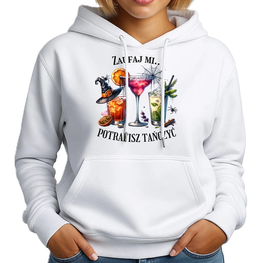 Bluza damska z kapturem na Halloween - Zaufaj mi potrafisz tańczyć HL26 - StoryCups.pl