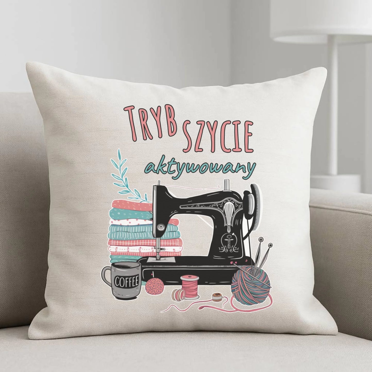 Poduszka szyciowa dla krawcowej - Tryb szycie aktywowany HS06 - StoryCups.pl