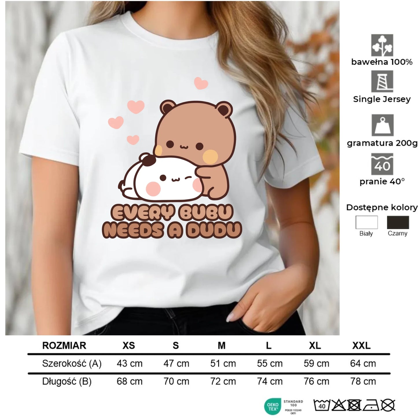 Koszulka damska - Every Bubu needs a Dudu W33 - StoryCups.pl