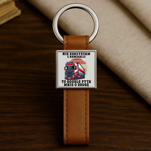Brelok - kierowca ciężarówki - Google pyta mnie o drogę ZKT10 - StoryCups.pl