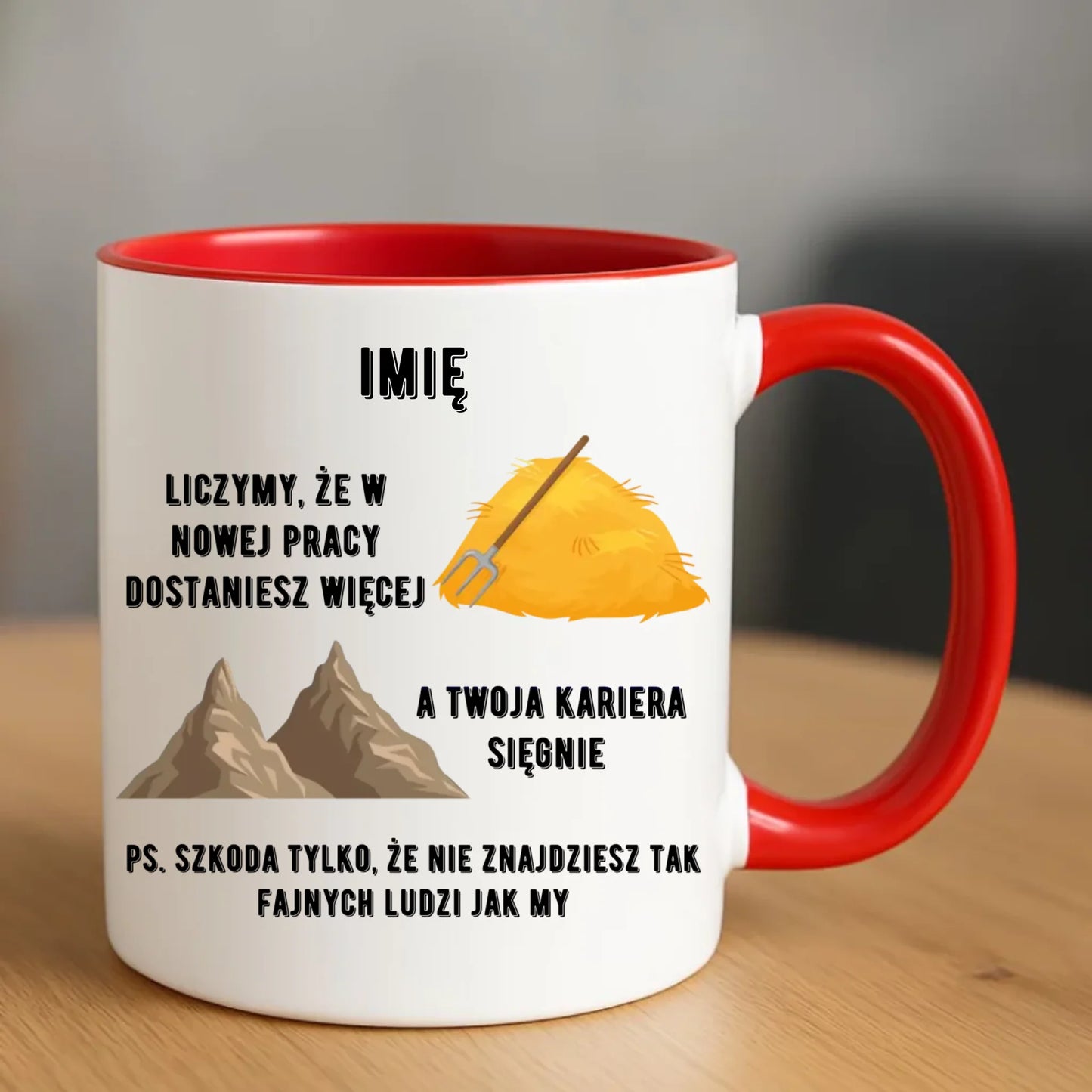 Kubek na odejście z pracy - Nie znajdziesz tak fajnych ludzi jak my - personalizowany OP04 - StoryCups.pl