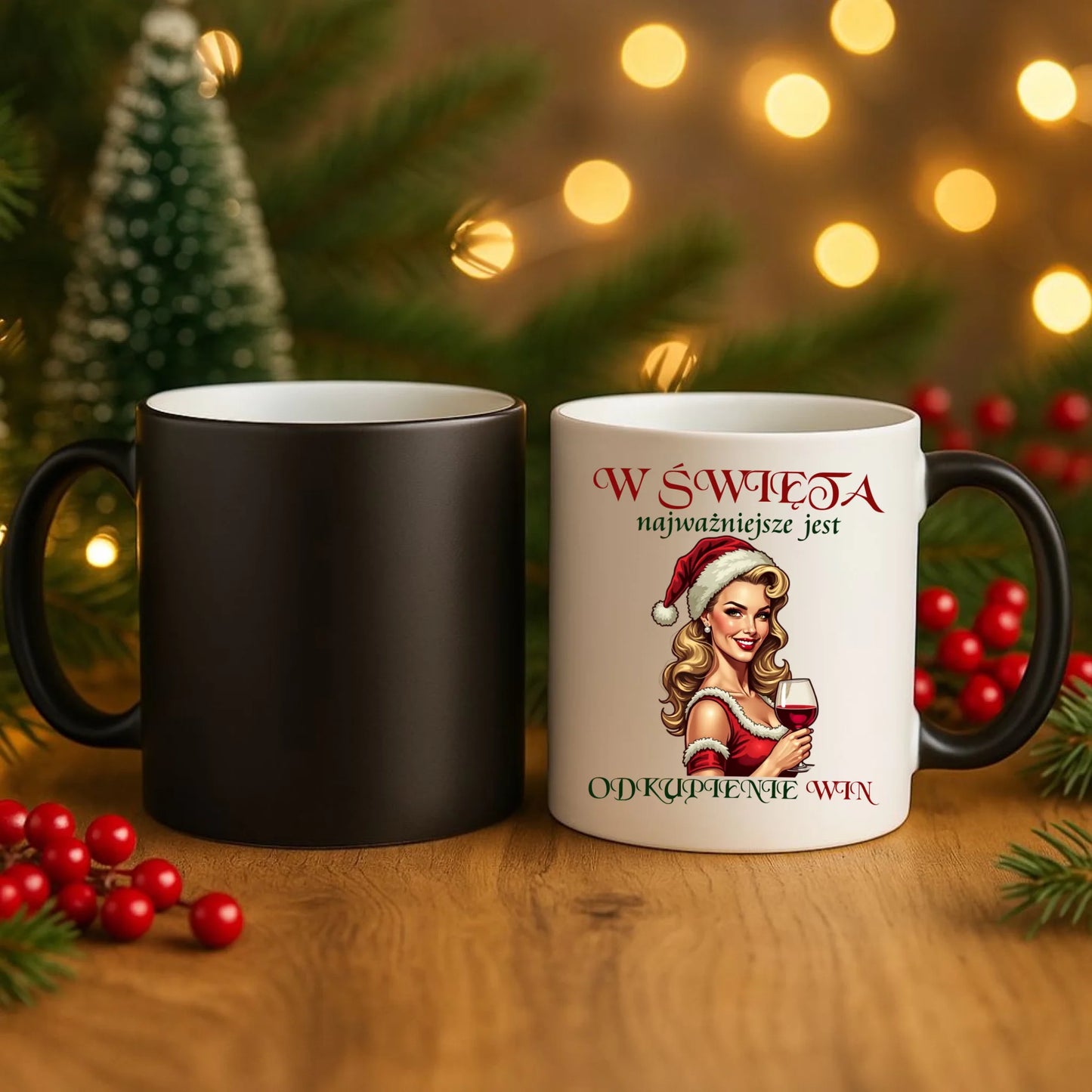 Kubek magiczny świąteczny - Odkupienie win BN04 - StoryCups.pl