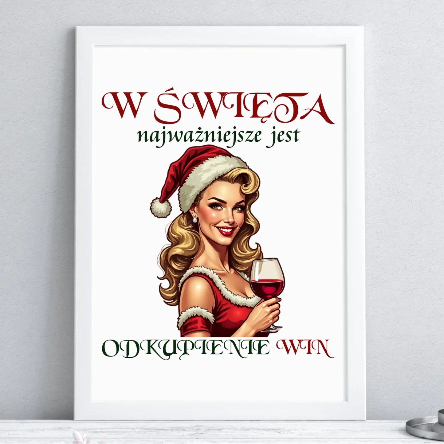 Plakat świąteczny - Odkupienie win BN04 - StoryCups.pl
