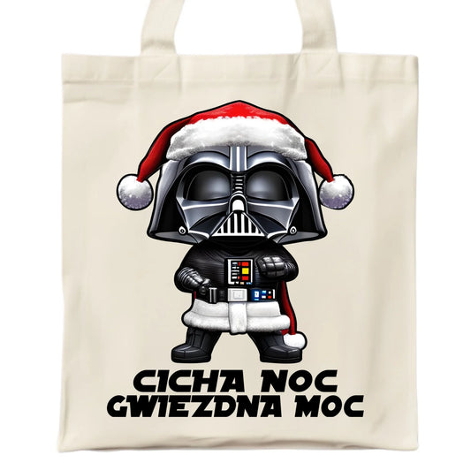 Torba świąteczna dla fanów Gwiezdnych Wojen - Cicha noc, gwiezdna moc BN132 - StoryCups.pl