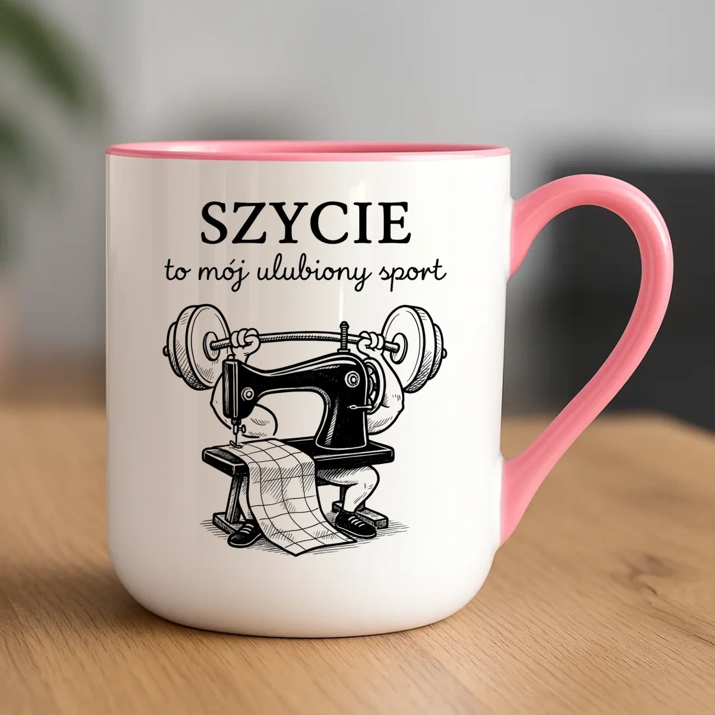 Kubek elegant szyciowy dla krawcowej - Szycie to mój ulubiony sport HS23 - StoryCups.pl