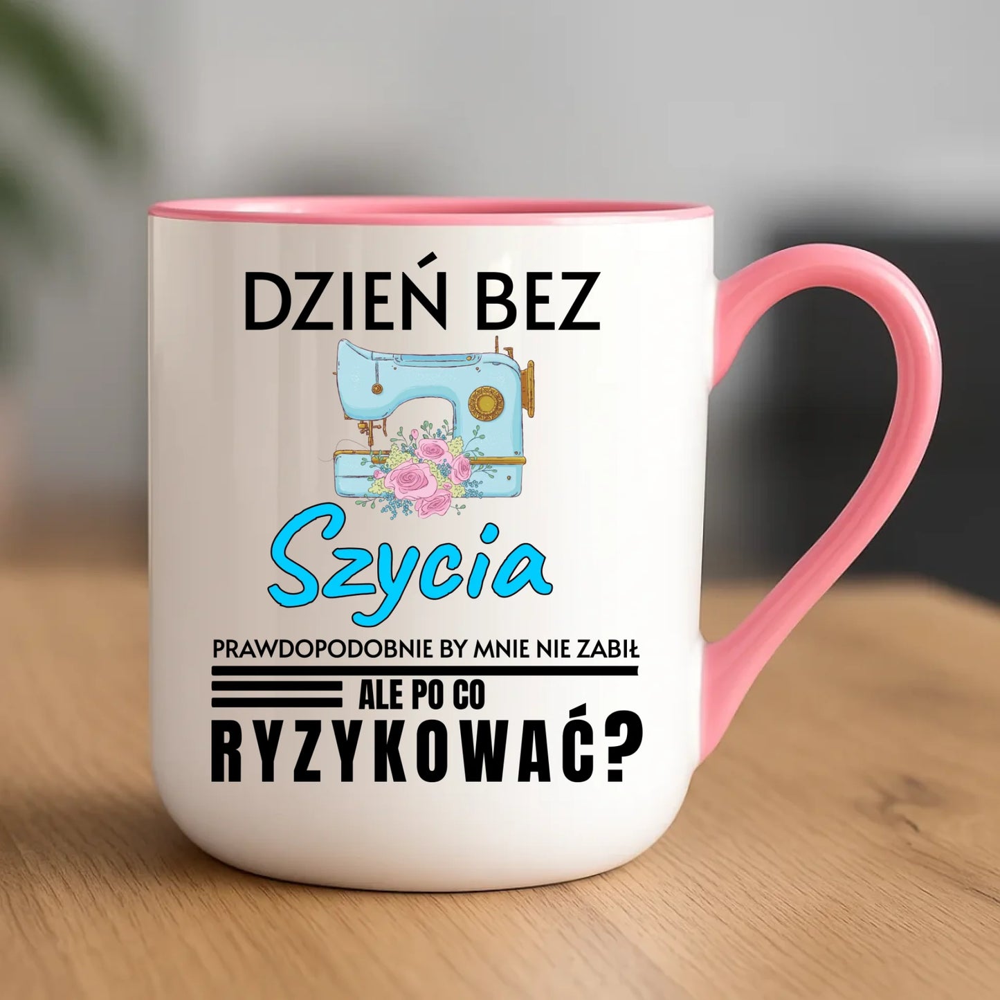 Kubek elegant szyciowy dla krawcowej - Dzień bez szycia HS24 - StoryCups.pl
