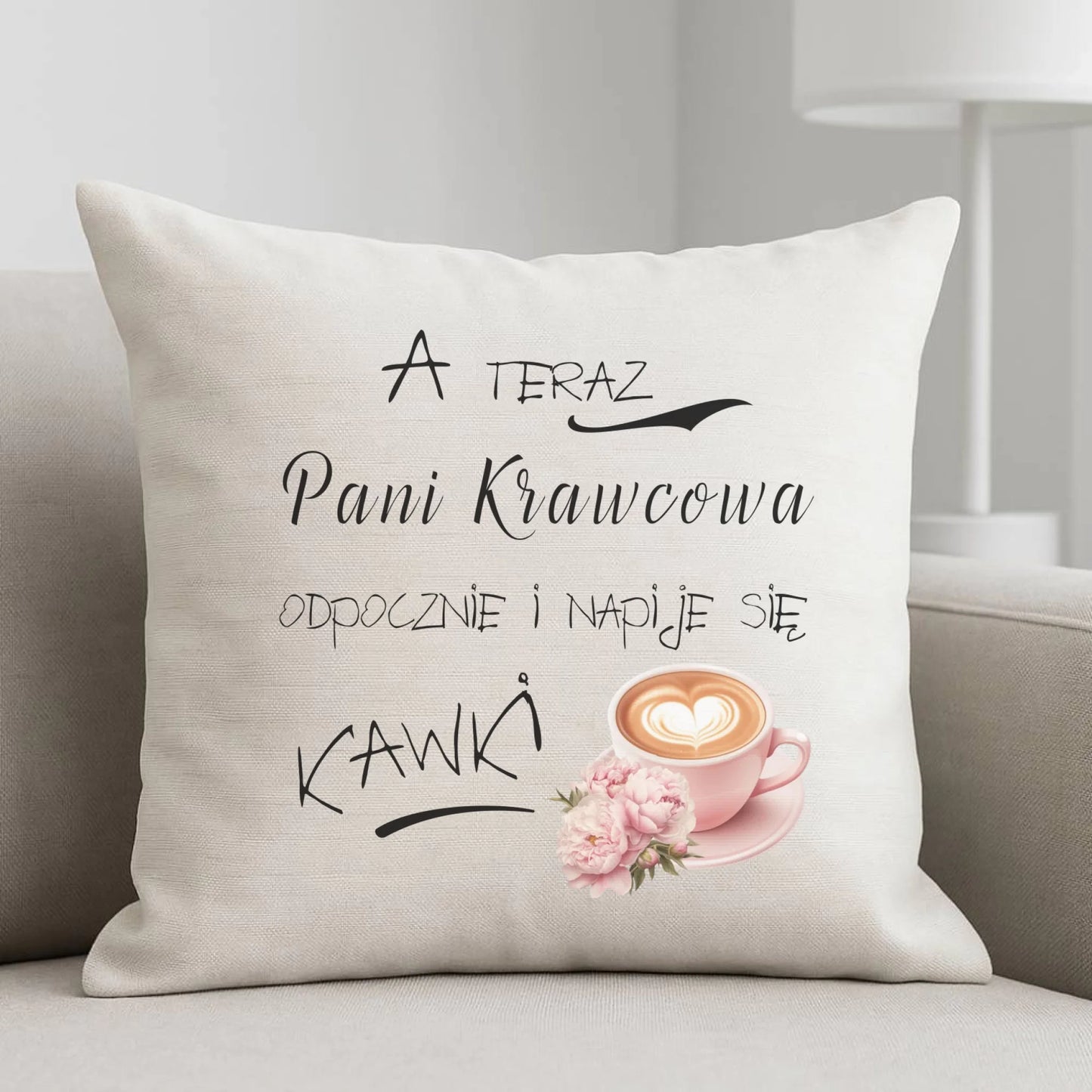 Poduszka szyciowa dla krawcowej - Napije się kawki HS27 - StoryCups.pl