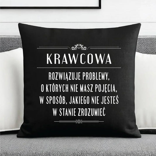 Poduszka dekoracyjna szyciowa dla krawcowej - Rozwiązuje problemy, o których nie masz pojęcia HS28 - StoryCups.pl