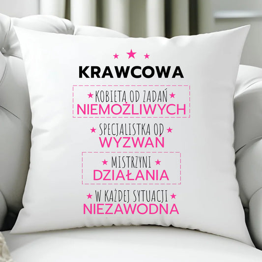 Poduszka szyciowa dla krawcowej - Kobieta od zadań niemożliwych HS29 - StoryCups.pl