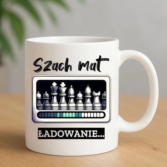 Kubek dla szachisty - Szach mat ładowanie HSZ08 - StoryCups.pl