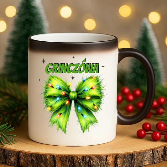 Kubek magiczny świąteczny - Grinczówa BN114 - StoryCups.pl