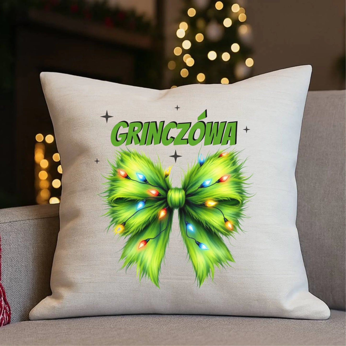 Poduszka świąteczna - Grinczówa BN114 - StoryCups.pl